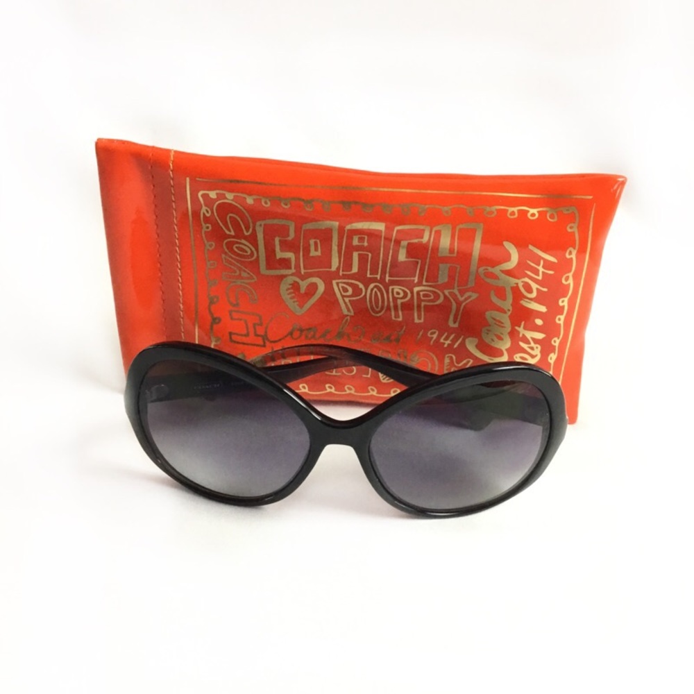COACH Poppy Sunglasses (S3004) with Poppy Case - Picture 2 of 8
